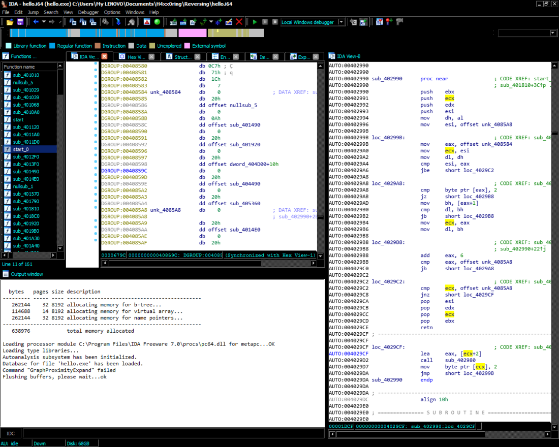 reverse-engineering-ida-interactive-disassembler-screenshot-2-sub_402980